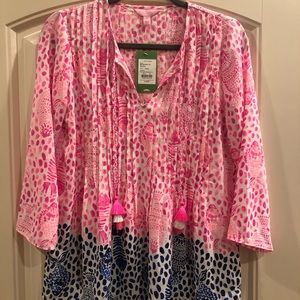 NWT Lilly Pulitzer Marilina Tunic Top